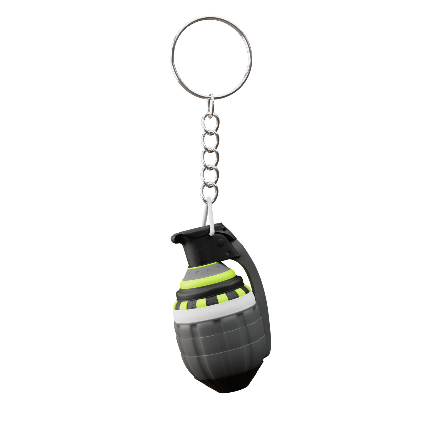 NEON GRENADE KEYRING