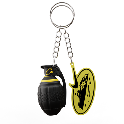HONEY BLACK GRENADE KEYRING