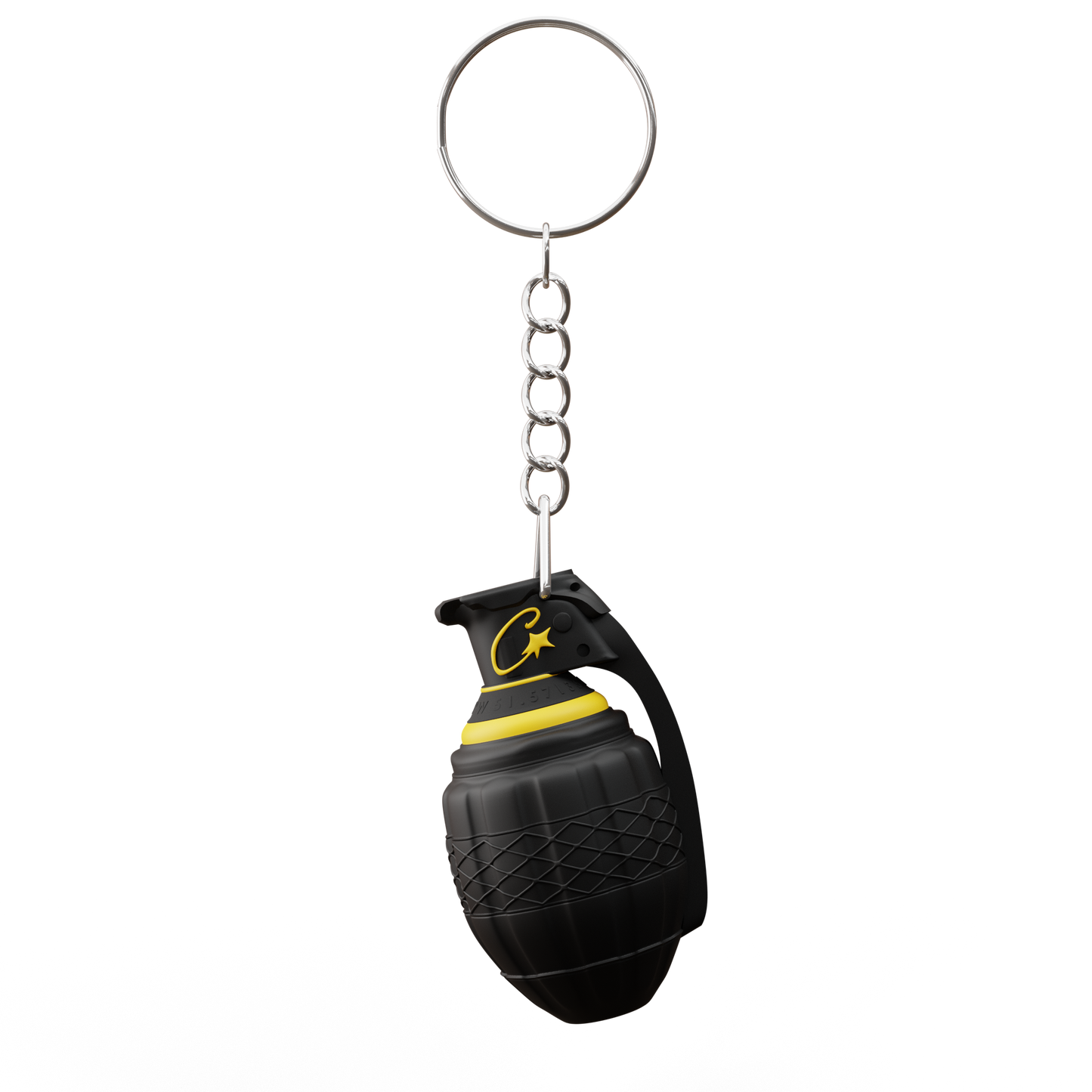 HONEY BLACK GRENADE KEYRING