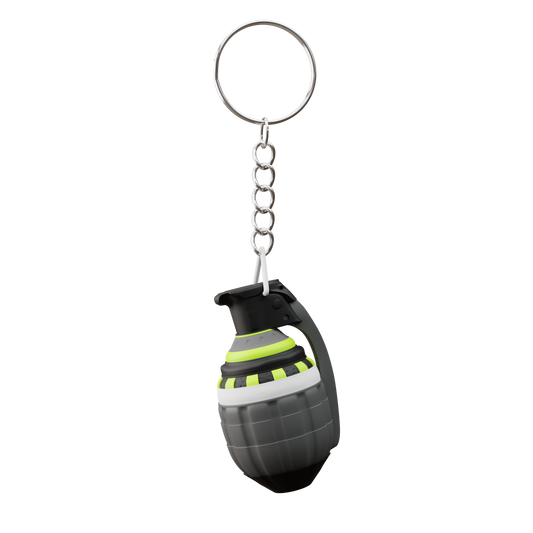 NEON GRENADE KEYRING